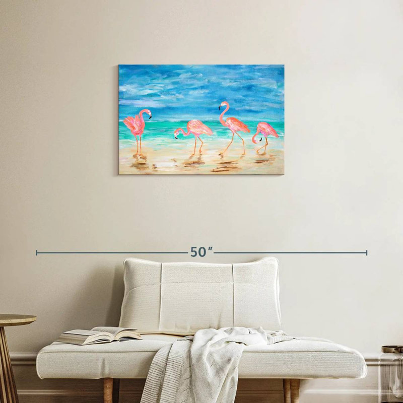 Brampt Sunny Flamingo Beach, H 20 po x l 30 po
