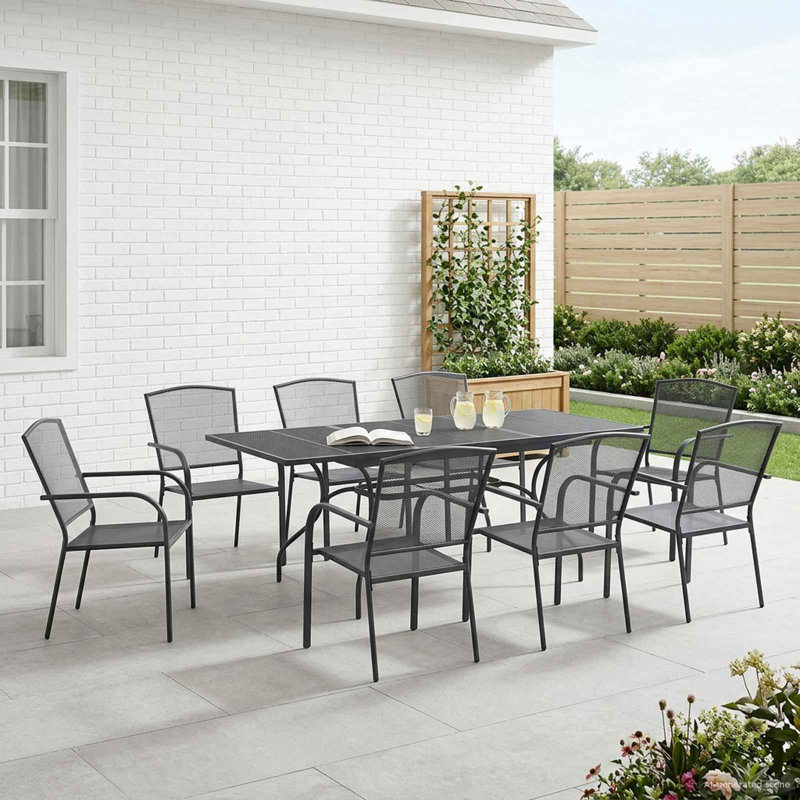Patio Dining Set with, 8