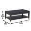 Yves - Table basse à plateau relevable - Noir