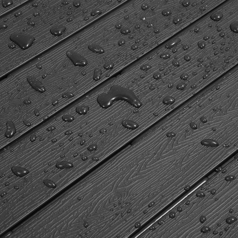 Coffre de terrasse résistant à l'eau Balconera 270 gallons, Noir