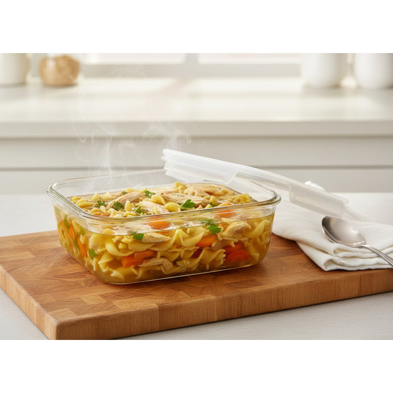 74 Oz Rectangular Food Storage Container