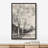 «Trees Swaying in Country Field Nature - Floater Frame», impression sur toile-75848612-75848613