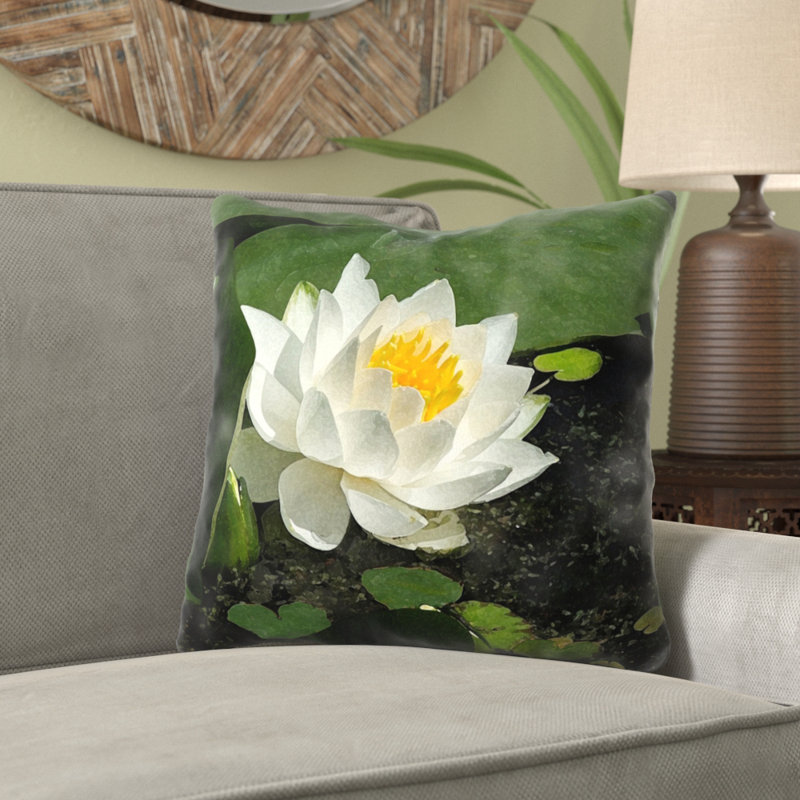  Coussin décoratif aquarelle, Microsuède, Intérieur