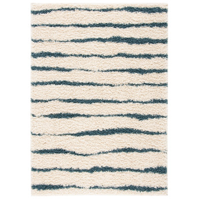 Tapis rayé Evgeniy Venus Shag 600 Performance