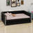 Upholstered Daybed with Trundle and  LED, Perfect for Guest Rooms-132082119