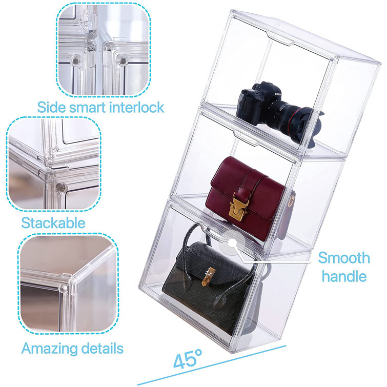 Vernika 12 Cube Plastic Storage Bin Set Hokku Designs