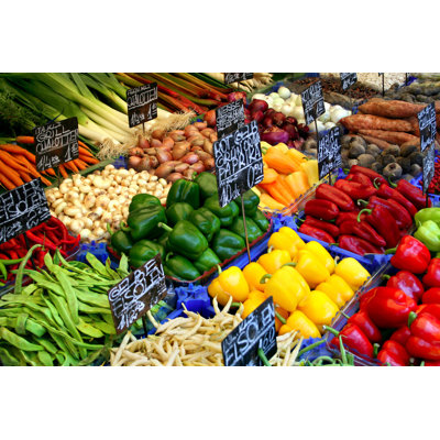 Assortment Vegetables by Evereve - Wrapped Canvas Print