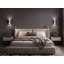 Ensemble de 2 tables de chevet murales flottantes Custer pour chambre à coucher Custer-433638255