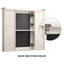 Jizell 30'' W 28'' H Surface Framed Medicine Cabinet Mirror 8 Fixed