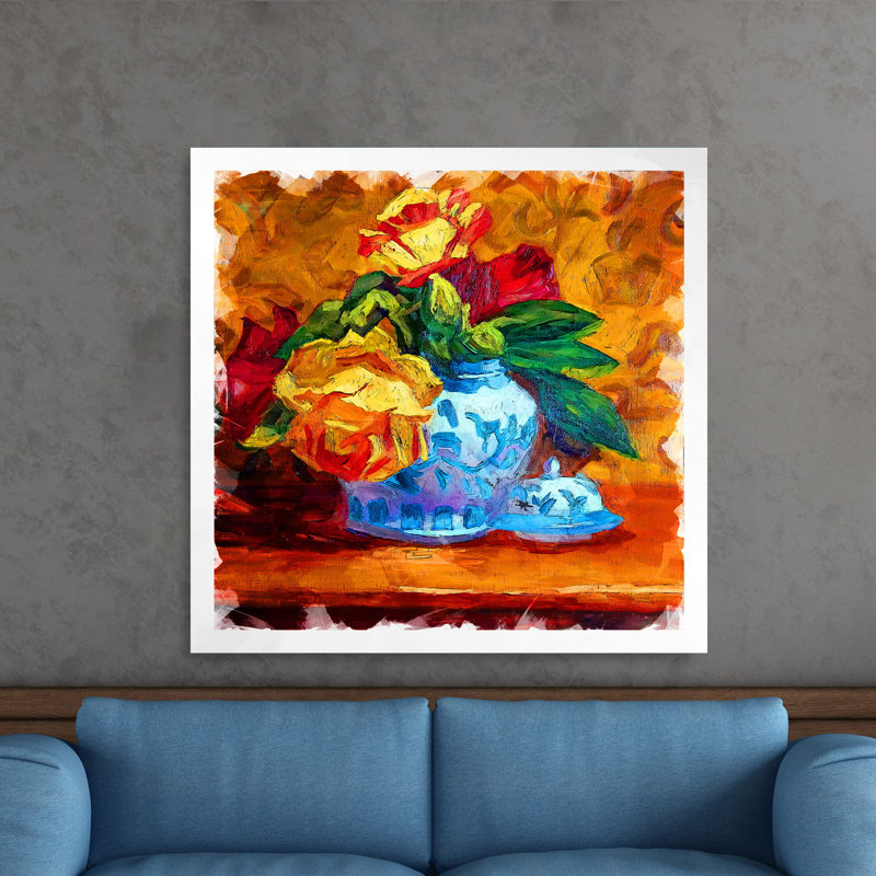 " Garden Bouquet 639 ", 36" H x 36" W x 1.5" D