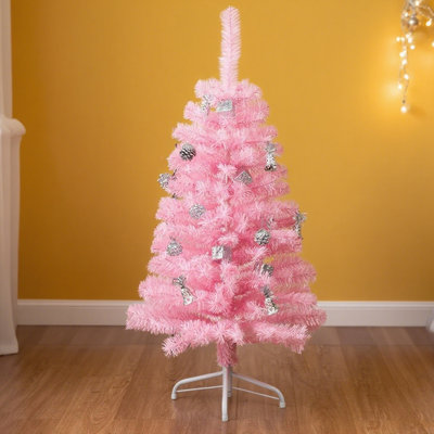 Arbre de Noël artificiel de table avec support en métal Mini sapin de Noël pour articles de fête Décoration de maison intérieure / extérieure