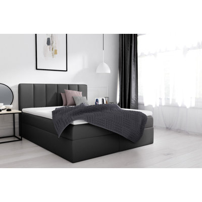 Boxspringbett Calpurnia mit Topper und Bettkasten