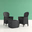 Scobey Side Table with 2  Chairs Garden Set