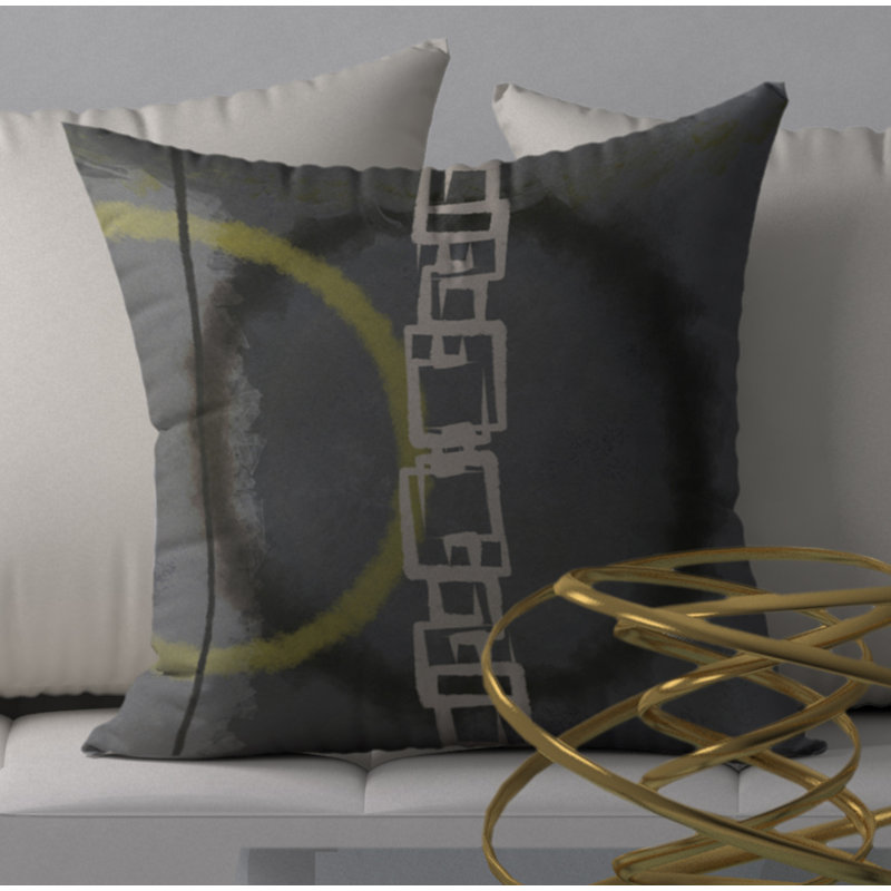 Reversible Throw Pillow, 18" x 18"