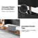 Lyth  5-in-1 Sleek Modern Wingback Transformable Upholstered Modular Bed with Overbed Table