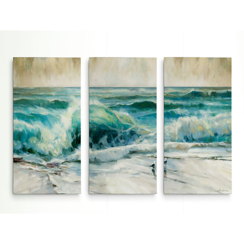 Reproduction d’art sur toile tendue en plusieurs morceaux, H 24 po x l 36 po x P 1,5 po