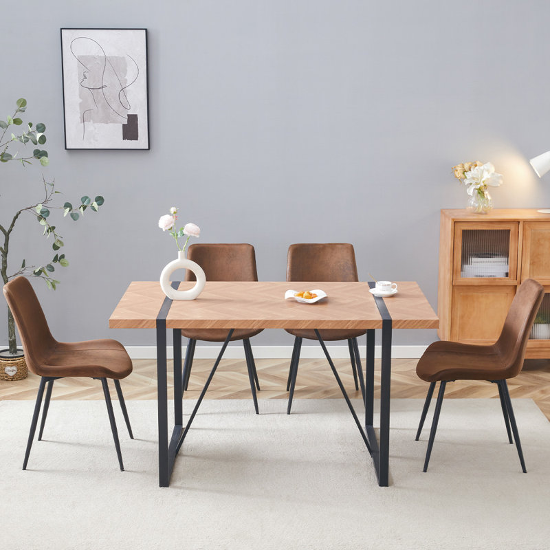 Ensemble de salle à manger en bois, 5