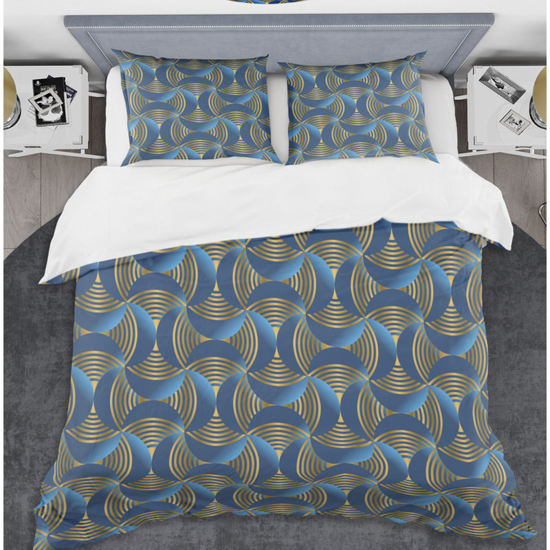Design Art Modern & Contemporary Twill Abstract Duvet Cover Set