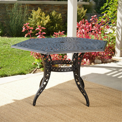 Table en mailles hexagonales Cayman Arch II