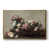 Toile avec cadre flottant or