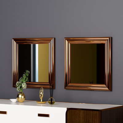 Judah Plastic Flat Mirror Set