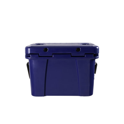 Glacière portative de 25 pte avec rétention de froid de 5 jours, porte-gobelet et conception ergonomique. Idéal pour la pêche, glacière isotherme pour voyage: capacité de 30 canettes, porte-bouteille intégré. Perfect Beach Trips