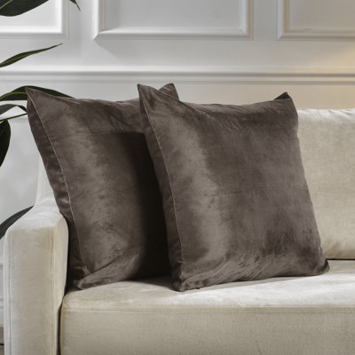 Housses de coussin rectangulaires en velours mat