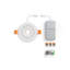 Cardan pivotant plat de 3 pouces pivotant avec 5 CCT et gradation à chaud-134433502