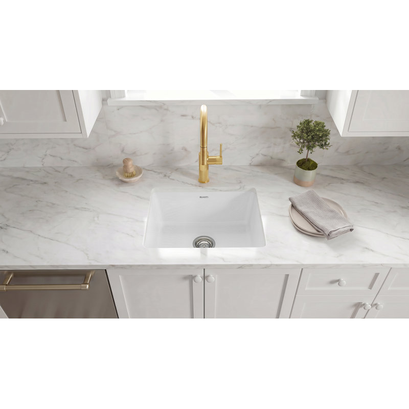 Fiamma 30" L x 18" W Drop-In Kitchen Sink, 30 inch