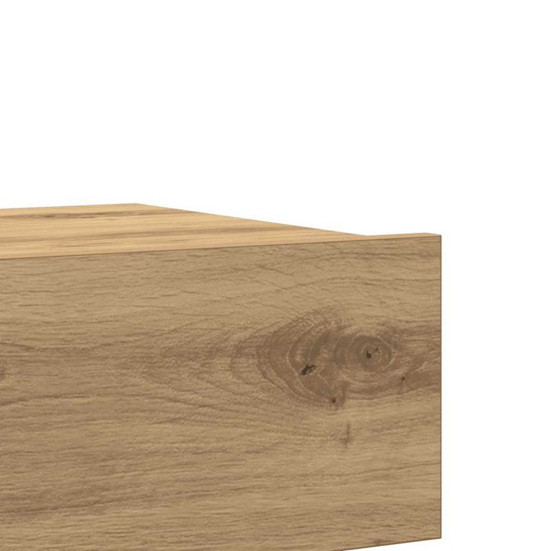 Bedside Cabinet 60X35 Cm Engineered Wood, Artisan oak