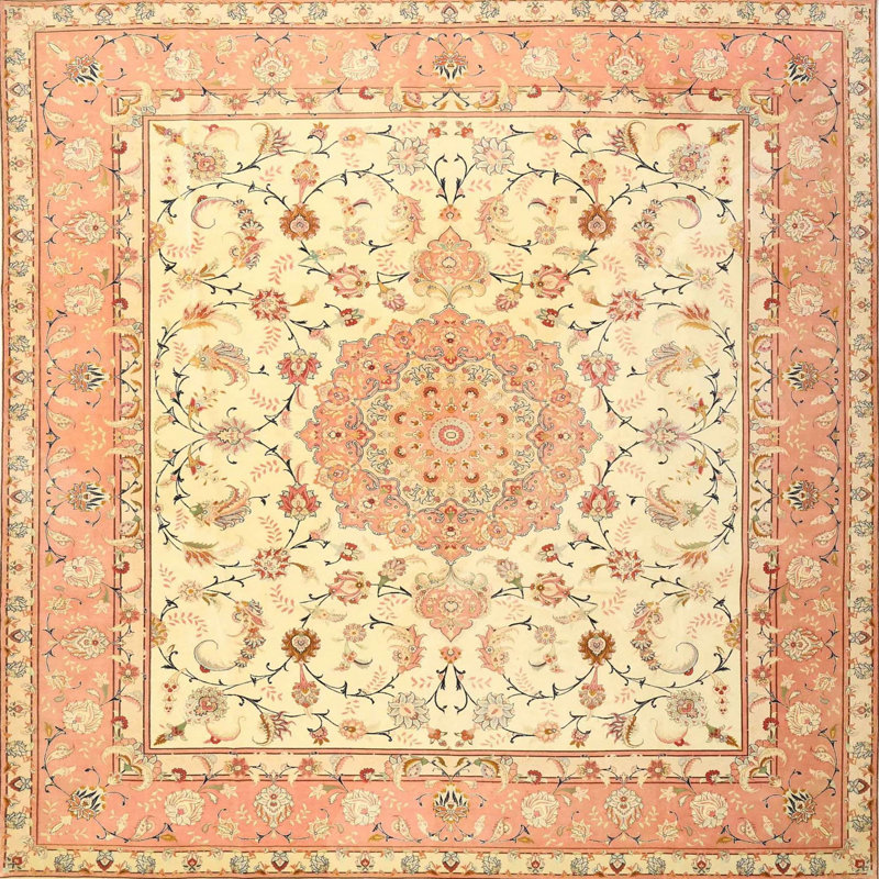 Phillipa Oriental Indoor Rug, Round 7'