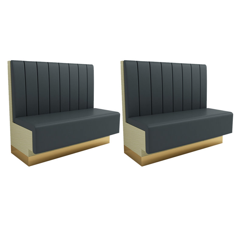 Banc rembourré en similicuir Light Luxury