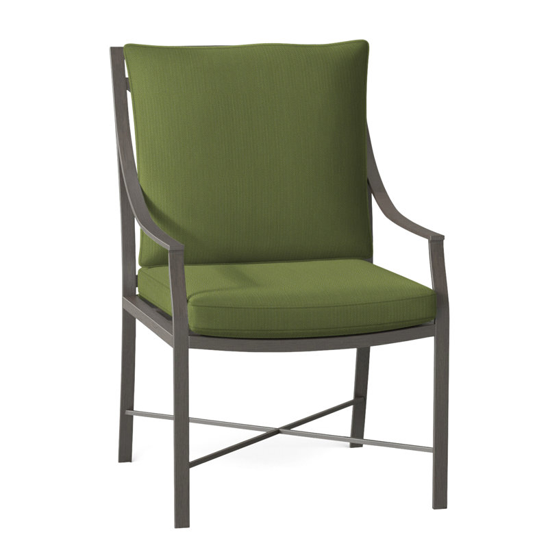 Fauteuil d'extérieur Monaco, Welt, Gris ardoise, Forêt de lin