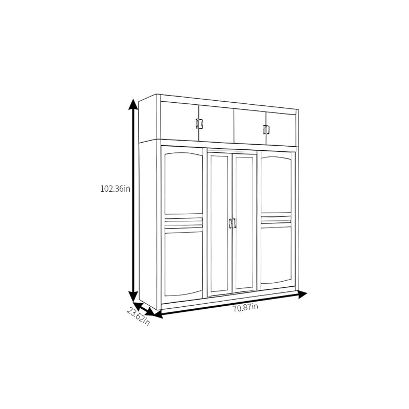 Garde-robe classique classique riche