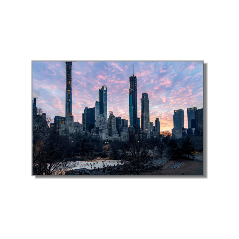 New York Central Park - No Frame Print on Glass, 60cm H x 90cm W