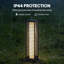 Black Solar Powered Steel Pathway Light