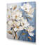 «Elegant White and Blue Magnolias Bloom II», reproduction sur toile-908651228-1000317862