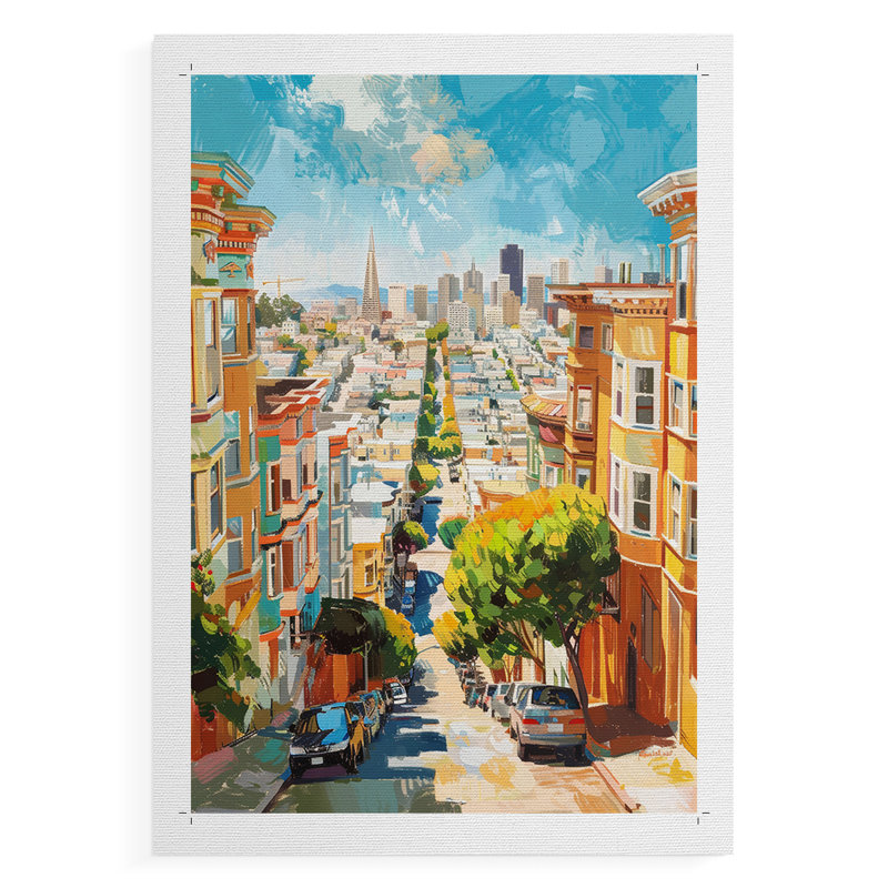 Paysages de la série Cccxxxxi - Impression sur toile seulement - non encadrée, H 18 po x l 12 po