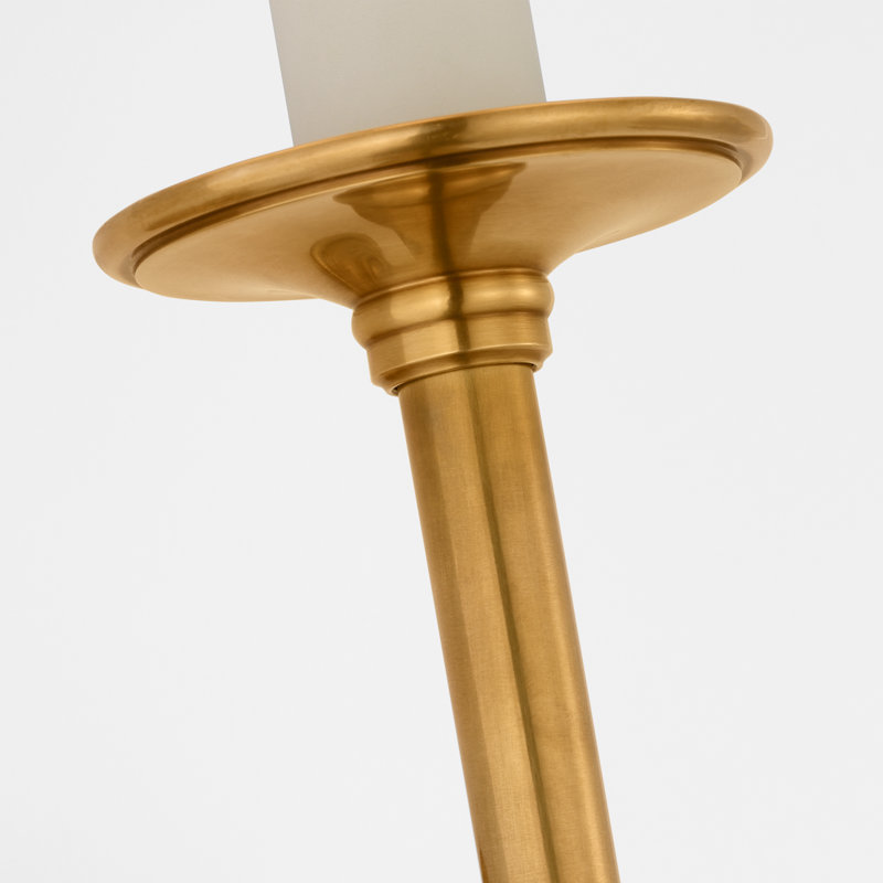 Classic 1 - Light Candle Wall Light, Antique Burnished Brass