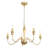 5- Light Dimmable Candle Style Classic / Traditional Chandelier-66424709