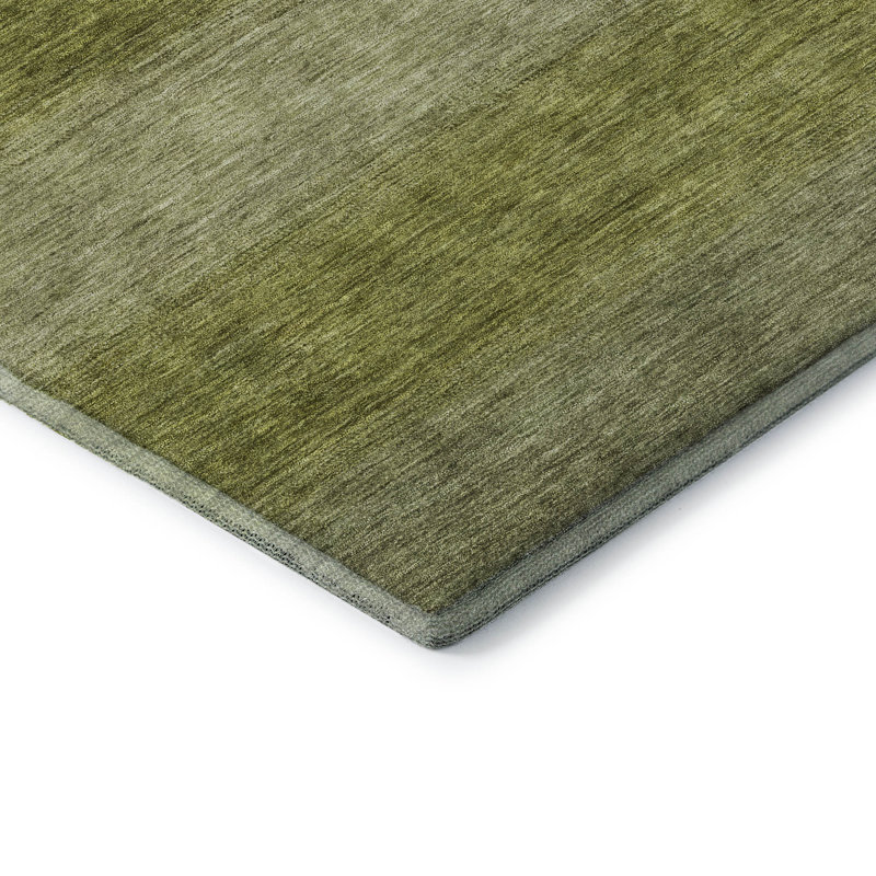 Premium Machine Washable Lubbers AMF1733 Stripe Rug, Runner 2'3" x 7'6"