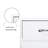 Two Door Side Table-White