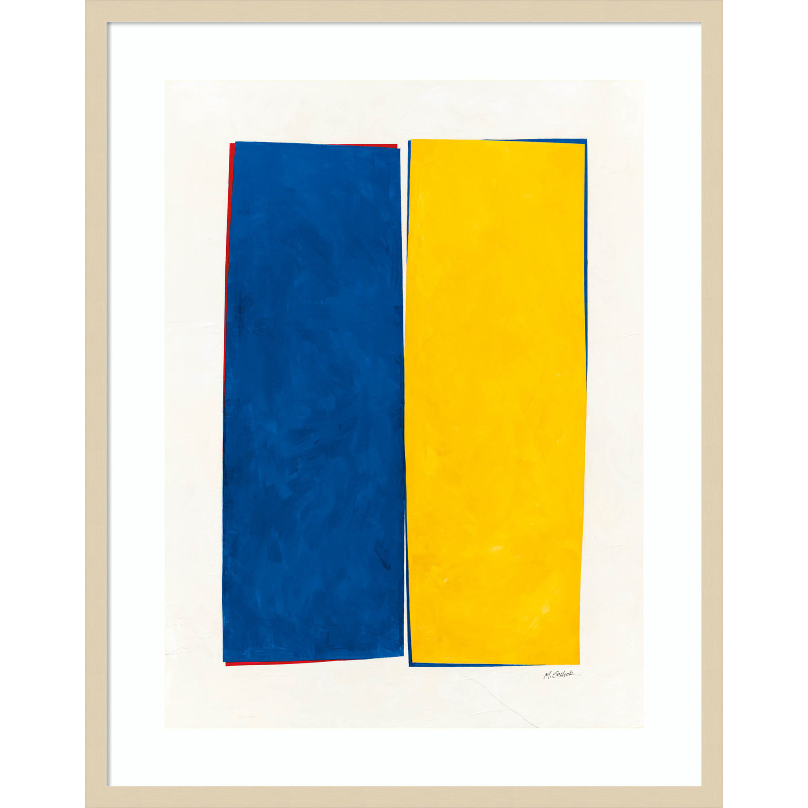Monolithic I Print, Brown Framed, 33" H x 26" W