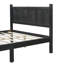 Lit plateforme en bois robuste avec tête et pied de lit intégrés pour la chambre à coucher, offrant un dégagement de rangement élevé et une conception de style maison de campagne intemporelle.-1496445426-1496445425
