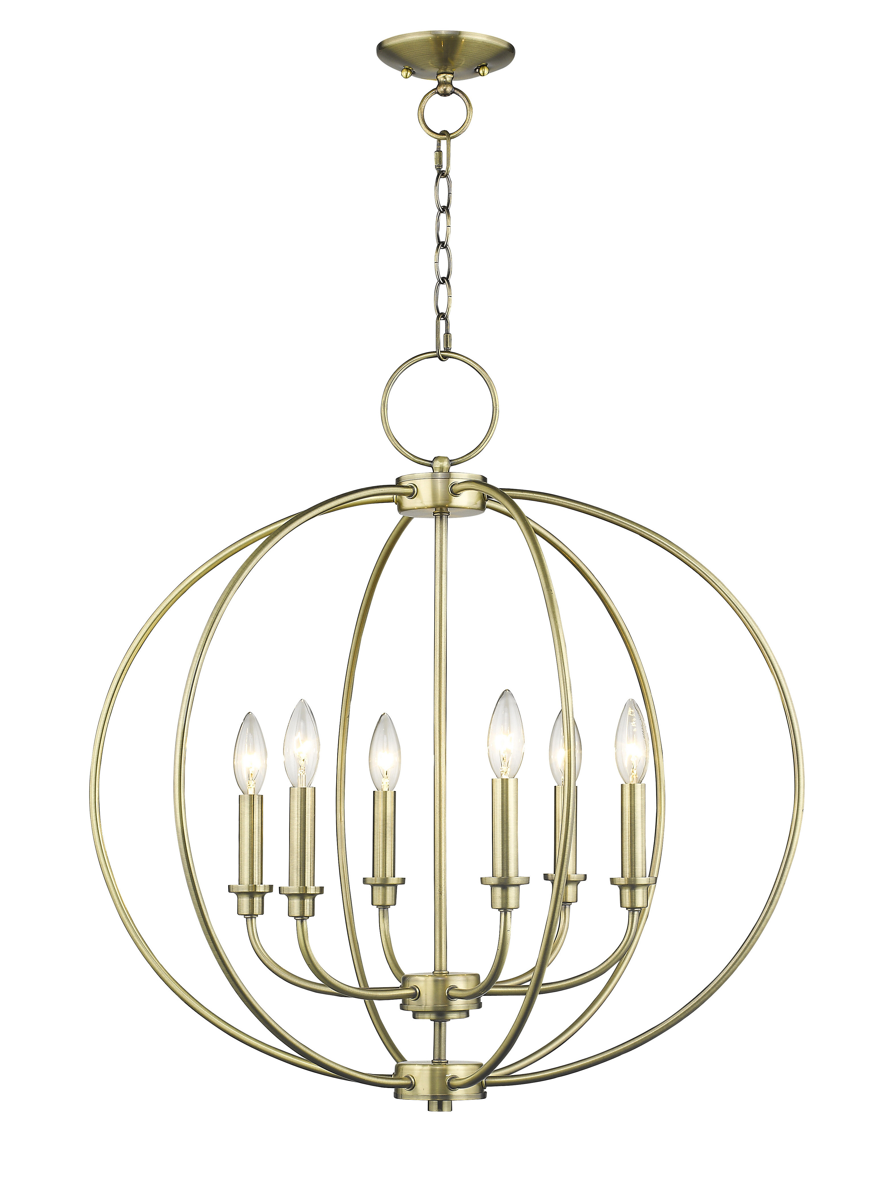 Couture 30.5H Euclid Clear And Antique Brass Table Lamps