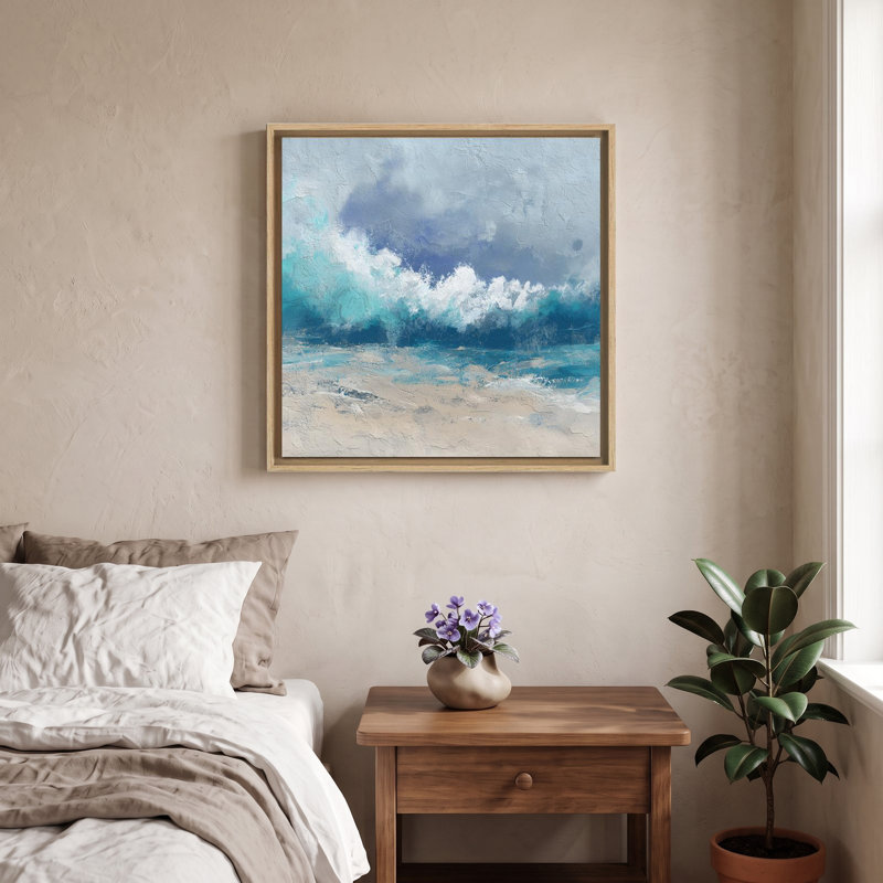 The Language of Waves, 30" H x 30" W