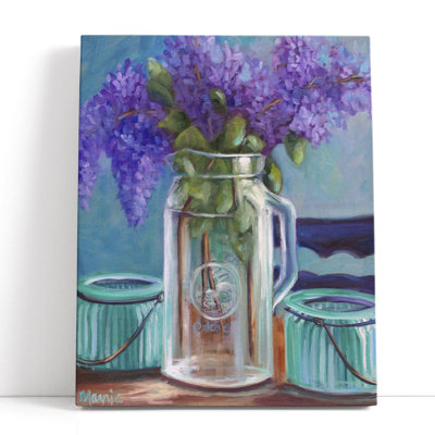 Homestead Lilacs - reproduction d'art sur toile
