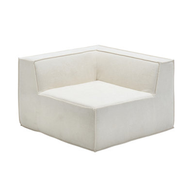 Canapé modulaire avec repose-pieds réversible Ezra