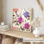 «Floral Retro Roses I», reproduction d'art classique sans cadre-658241055