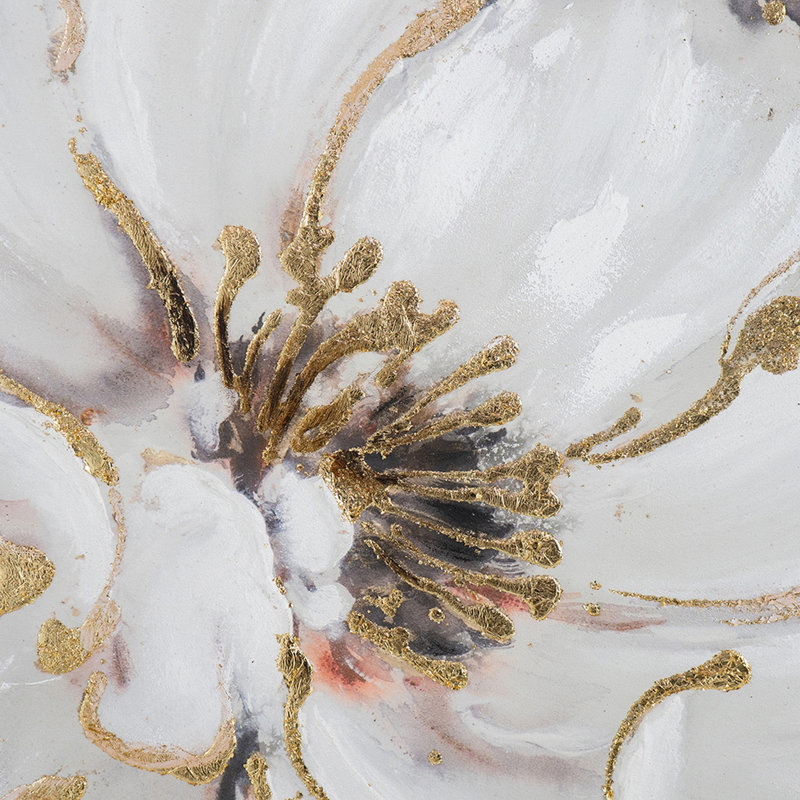 Floral encadré sur toile
